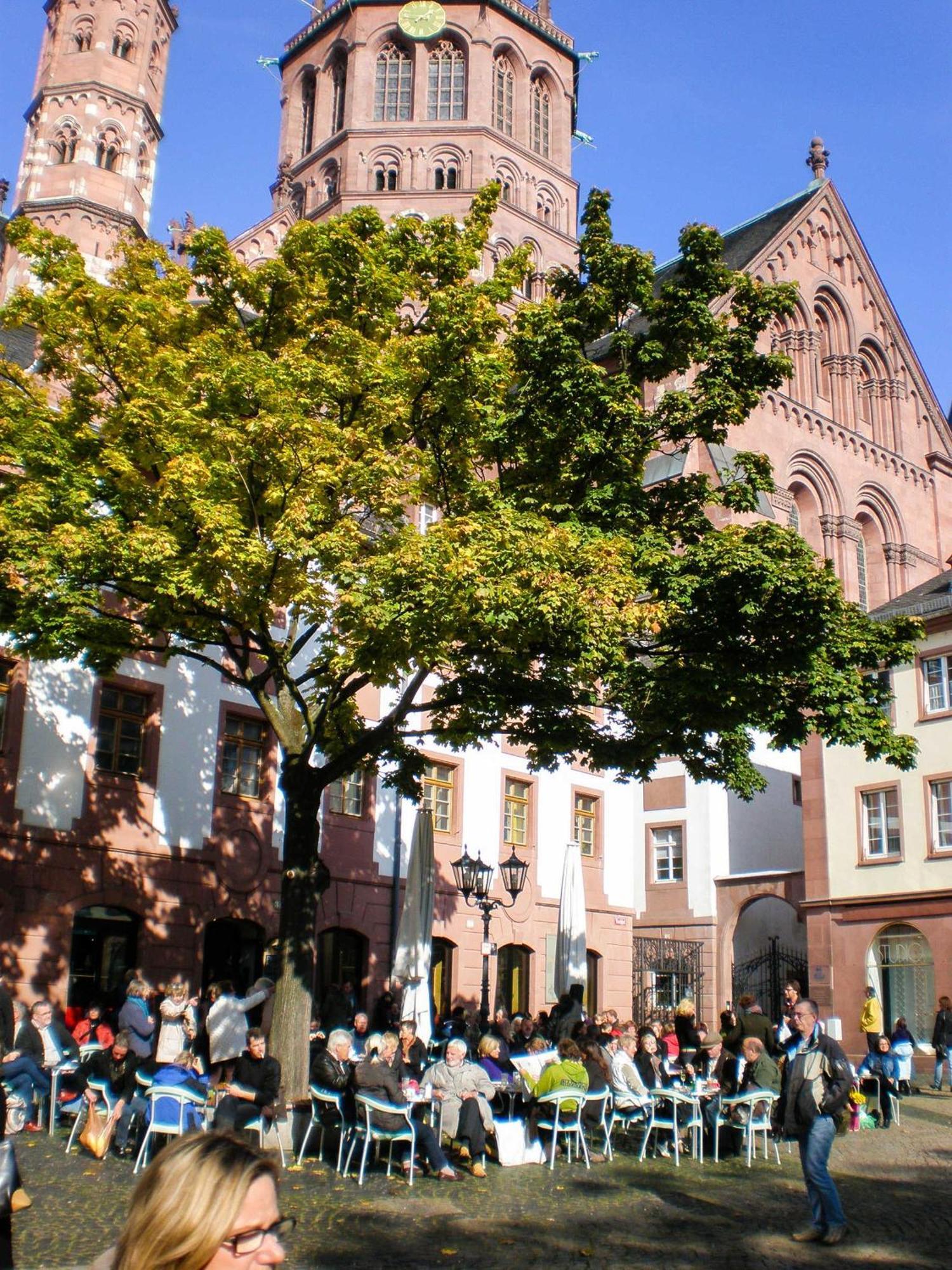 City-Dachapartment Mainz Bagian luar foto